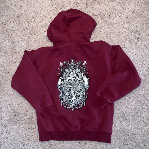 FA Filigree Hoodie (Maroon) - Picture 1 of 4